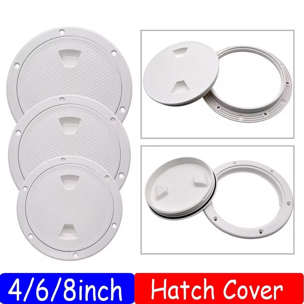 Круглая крышка люка 4 6 8 дюймов Нескользящие смотровые люки Для лодки яхты морской