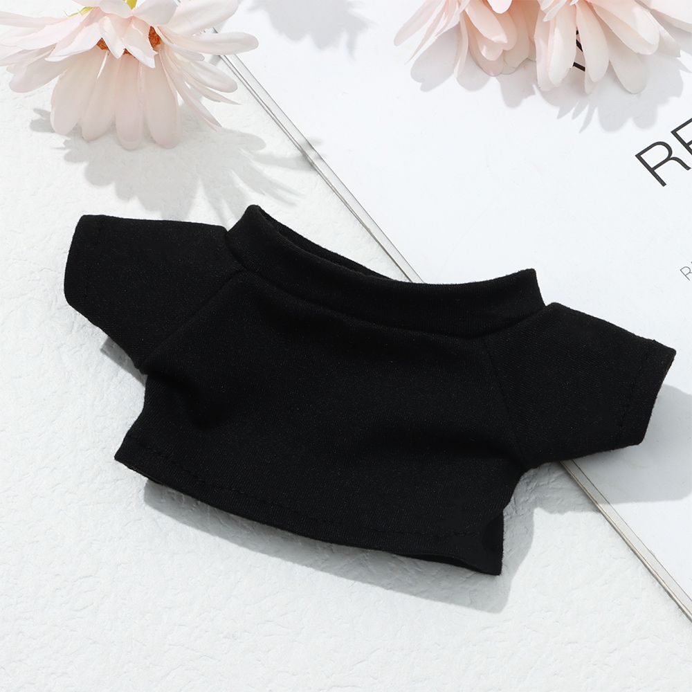 Dressing Game Playing House 20CM Doll T-shirt Stripes Short Sleeve Idol Doll Clothes Cotton Stuffed