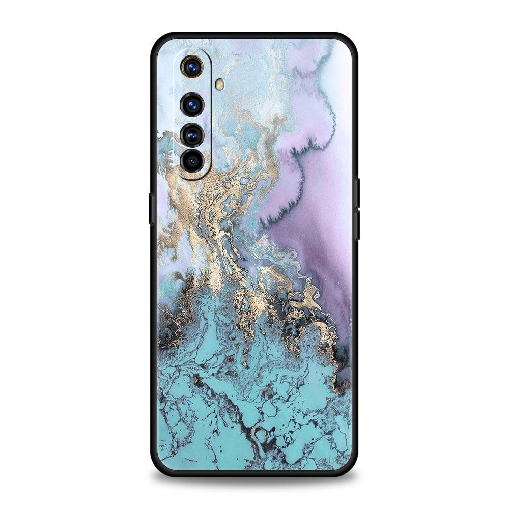 Винтажный мраморный чехол для Realme C67 C63 C55 C53 C35 C25 C21 GT 2 3 5 6 10 11 12 13 Pro Plus 5G Мягкий ТПУ чехол для телефона Fundas Capas