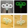 10 Pcs Glowing Tent Pegs Stainless Steel Screw Pegs Durable Ground Pegs  Hiking