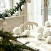 42/44pcs Flocked Christmas Ball Ornament Set Gift Box Christmas Party Decoration  for Holiday Party