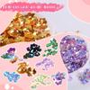 Hot  10g/Pack Mix Size  Flower Cup Sequins Sewing Craft/Embellishment Findings 3D Flowers Shape Sequin For Craft