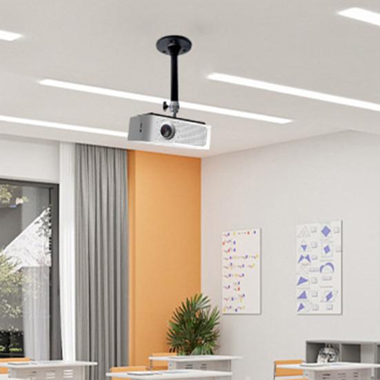 Projector Bracket High 360-Degree Rotatable Ceiling Stability Easy To Install Wall Mount Projector Holder