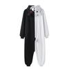 Danganronpa Monokuma Cosplay Adult Onesie Women Men Unisex Sleepwear Kigurumi Jumpsuit Pajamas Halloween Christmas