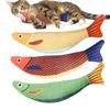 Tibemi Cat Toys, Fish Catnip Toys, Chew Toys with Catnip, Physical Sound Maker, Stress Relief, and Dental Health Support - Set of 3