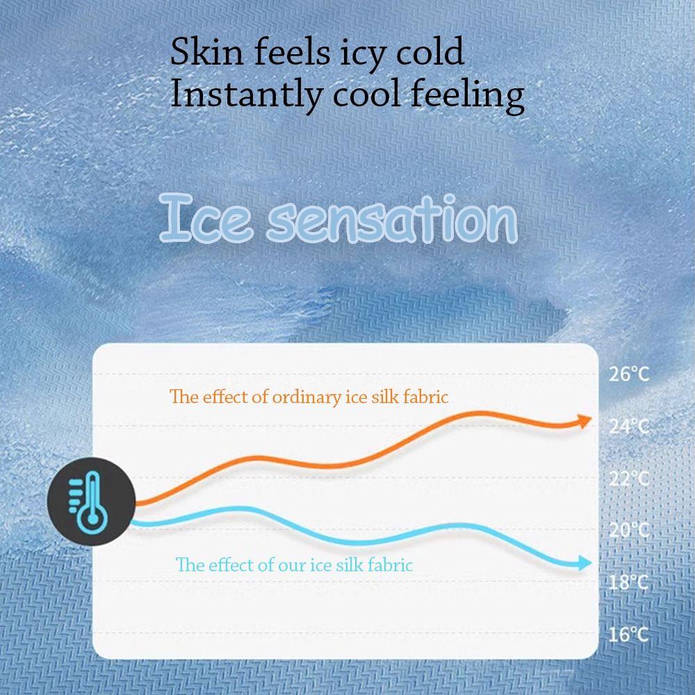 Ice Silk Mask Summer Breathable Mask Face Neck Shoulder UV Protection Sun Protective Scarf Anti-UV UPF50+ Sunscreen Shawl