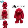 Плюшевая игрушка Jellycat Красный Заяц Бонни с коротким мехом для детей и коллекционеров