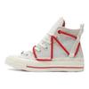Converse Кроссовки унисекс Chuck 70 с двойным кружевом High Year of the Dragon Cream Egret Red A08701C