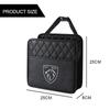 Car seat back storage bag foldable and hanging, suitable for Peugeot 206, 3008, 308, 307, 106, 407, 208, 207, 107, 2008, 508