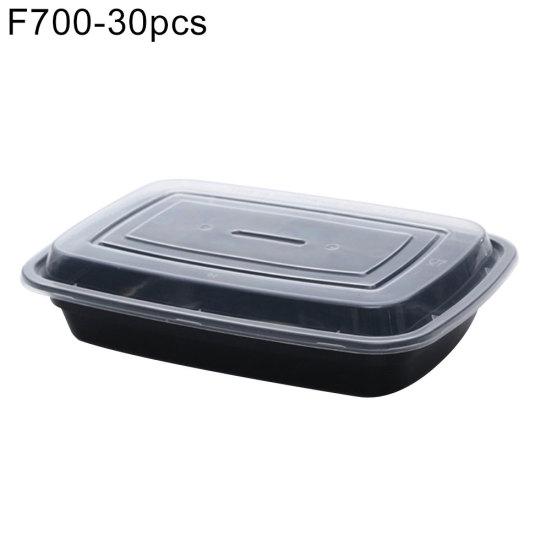 Коробка для еды, 30 шт., одноразовая круглая/прямоугольная/квадратная чаша, контейнер для пикника для еды