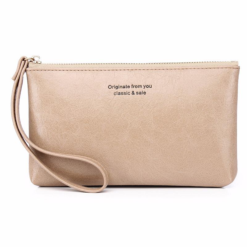 IELGY Женский кошелек большой емкости на молнии для хранения вещей