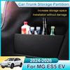 Для MGS5 EV MG ES5 ES34 2024-2026 Разделитель для хранения в багажнике автомобиля Многофункциональный ящик для хранения Утолщенный разделитель багажника Автомобильный интерьер