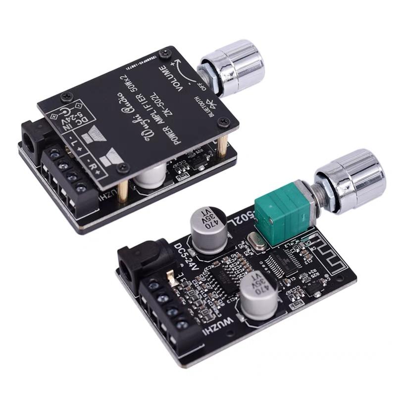 MINI Bluetooth 5.0 аудио колонки DIY высокомощный цифровой усилитель стерео плата 50 Вт + 50 Вт усилитель усилитель домашний кинотеатр 502L