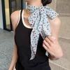 2025 New Wave Point Silk Scarf Women's Spring/Summer Versatile Printed Series Neck Tie Hair High End Drift Belt