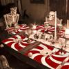 1PC Vortex Linen Meal Mat Are Durable and Suitable for Families for Holiday Dining Decoration Festive and Beautiful