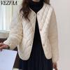 Women's Fashion Casual Fall Winter Solid Color Print Long Sleeve Jackets & Coats Down Coats