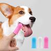 Silicone Finger Toothbrush for Dogs and Cats - Soft Gum Care Brush