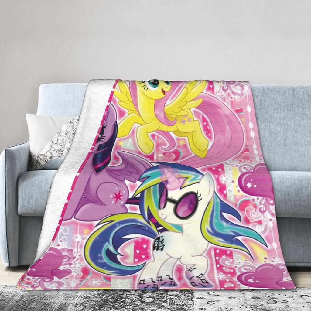 My Little Pony Дружба — это магия Мягкое Теплое Одеяло Детское Взрослое Плюшевое Одеяло с Рисунком Домашний Декор Фланелевый Чехол для Дивана Кровати
