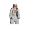 Under Armour Спортивная куртка на молнии с капюшоном и принтом, женские топы, серая 1379842-011
