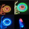 FIGROL LED Finger Spin Widget Focus Toy LED Hand Spinner Stress Relief Kill Time Brain Tray Ball Beard Green Spinner,