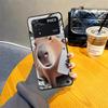 Чехол для Xiaomi Poco M3 M4 M7 Pro C40 C50 F3 M5 F1 C61 C71 X3 X4 X5 X7 Pro C75 Черный Мягкий Чехол для Телефона Милый Капибара