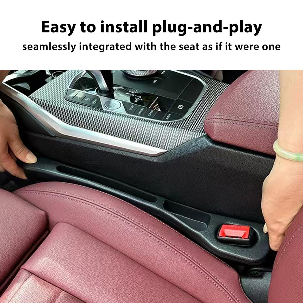 S Car Seat Gap Filler Between Seats Console Organizer Seat Crevice Storage Box Bag Decoration Interior Auto Accessories