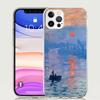 Claude Monet Garden Lotus Bridge Case Phone Cover for Apple iphone 16 15 14 13 12 Mini 11 Pro Max 16E X XS XR 7 Plus 8 + SE 2020