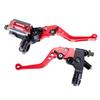 1Pair Universal 22mm 7/8" Motorcycle Hydraulic Adjustment Brake Clutch Master Cylinder Reservoir Lever For Brake Clutch E8N5