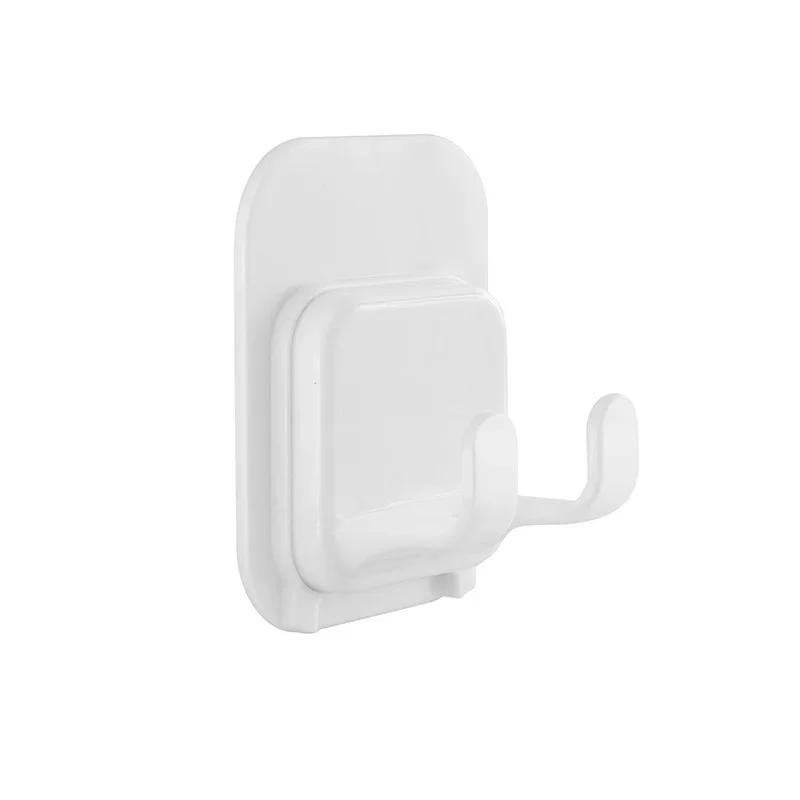 Крючок для хранения на стене Держатель для розетки электропитания Крючок для стены без прокола Клейкая вешалка Держатель для бритвы Подставка-вешалка Дверные крючки Держатель для ключей