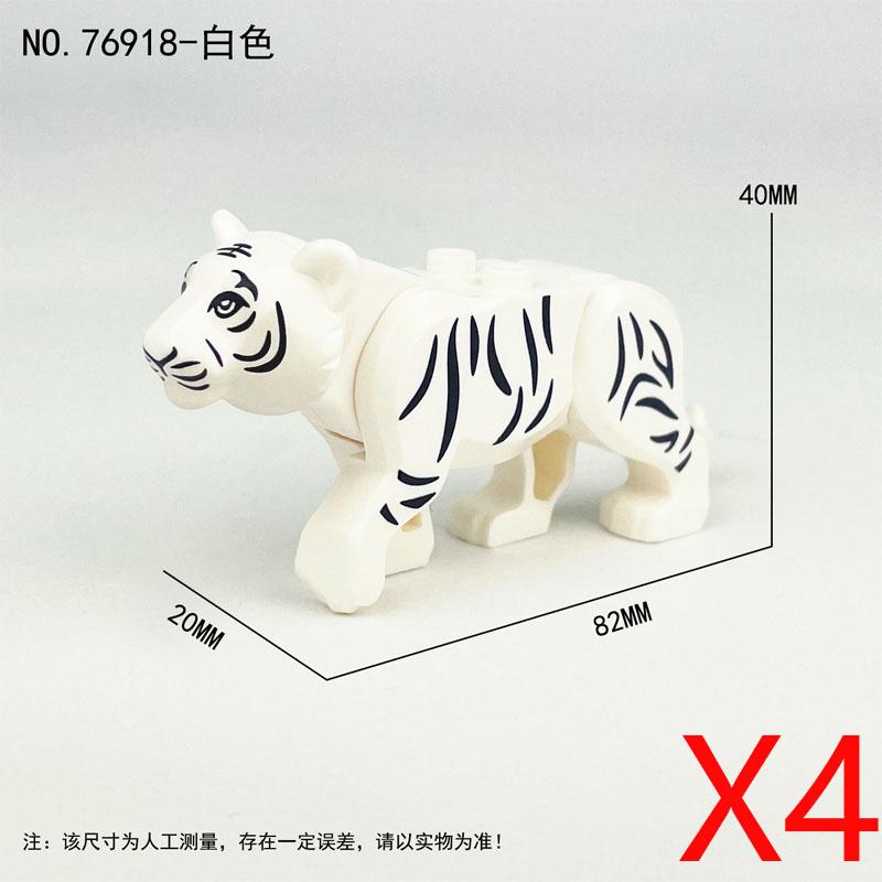 Конструктор MOC Животные Зоопарк Слоны Тигры Шимпанзе Лось Медведи Овцы Верблюд Лошадь Крокодил Леопард Мини Декоративные Кирпичики T11