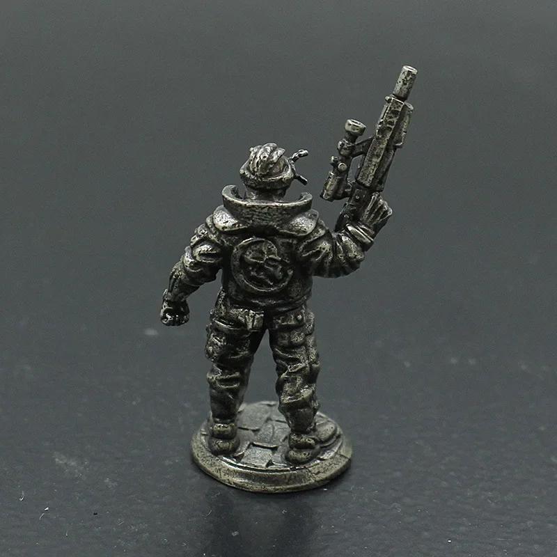 Ретро Металлическая Миниатюрная Модель Воина Киберпанк Технологичный Смысл Манекены Солдат Настольные Игровые Украшения Подарки