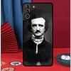 Edgar Allan Poe Phone Case For Samsung Galaxy S25 S24 Ultra S9 S10 S20 S21 S22 S23 Plus S24 FE Back Cover