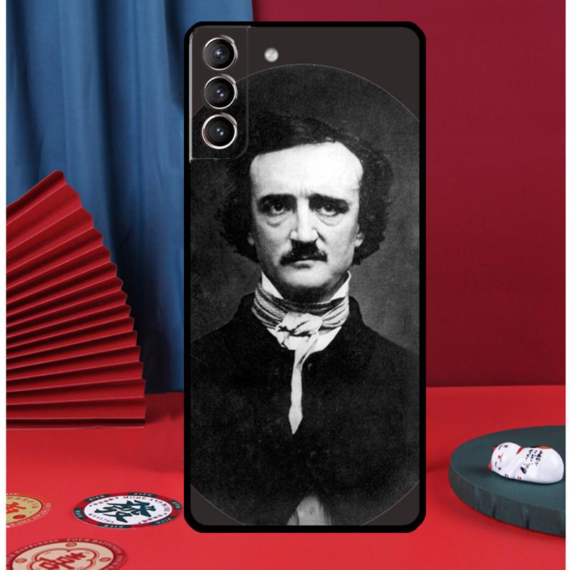 Edgar Allan Poe Phone Case For Samsung Galaxy S25 S24 Ultra S9 S10 S20 S21 S22 S23 Plus S24 FE Back Cover