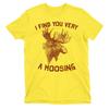 I FIND YOU VERY AMOOSING Mens Funny T-Shirt Moose Animal Humour Slogan