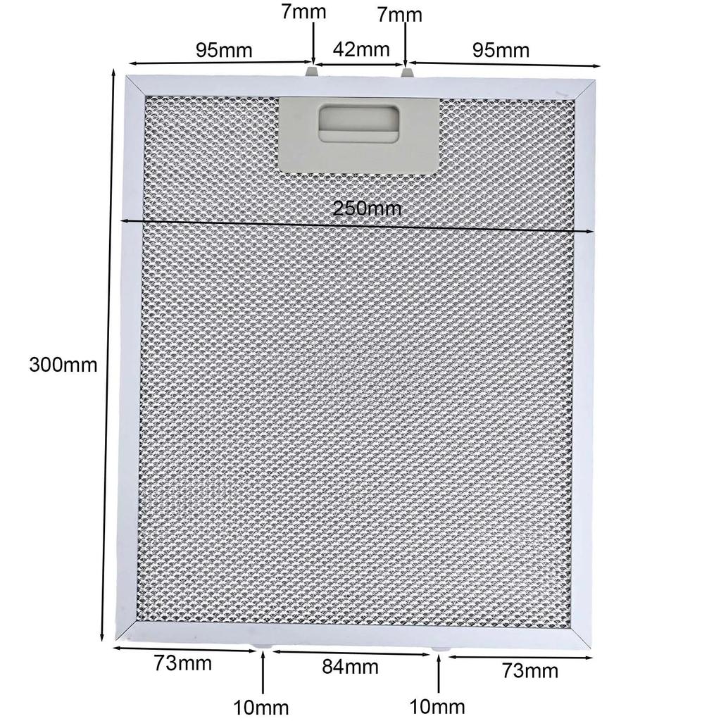 2 ШТ. Жироулавливающие фильтры для кухонной вытяжки, металлическая сетка, фильтр для вытяжки, 300 x 250 мм, фильтр для вентилятора кухонной вытяжки, кухонные инструменты