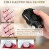 Electric Nail Clipper, 2-in-1 Cutting and Grinding Automatic Nail Clipper