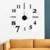 Creative Luminous DIY Wall Clock - Silent, Punch-Free Decorative Clock for Bedroom