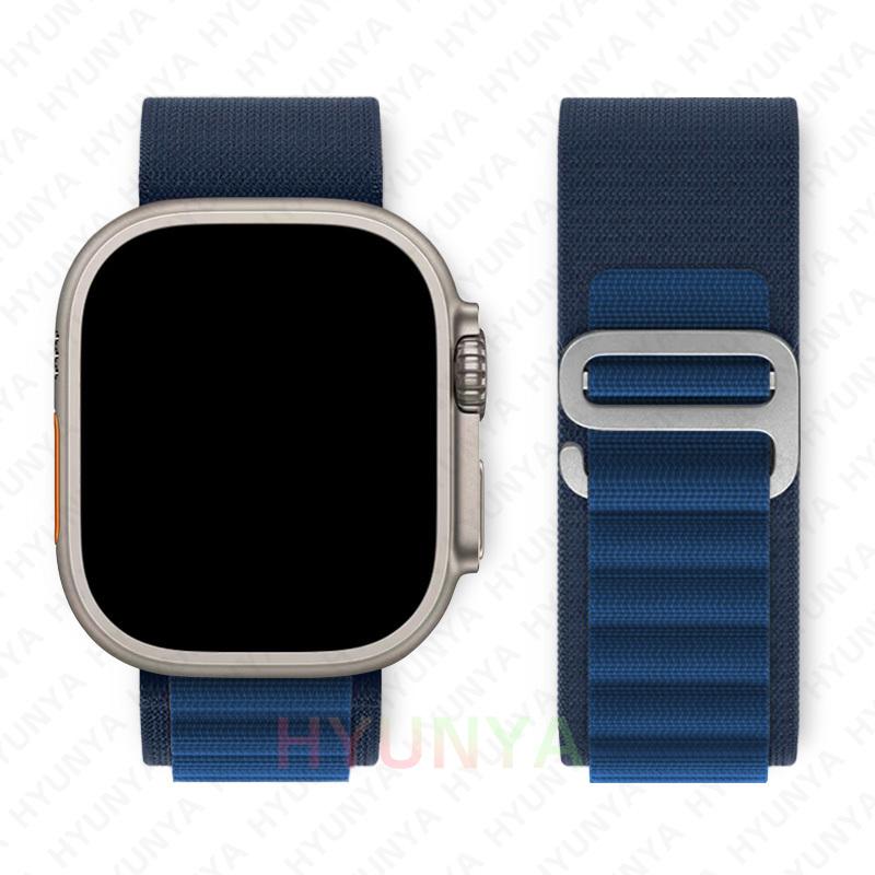 Альпийский ремешок для Apple Watch Band Series 10 9 8 7 SE Ultra 2 41мм 42мм 45мм 46мм 49мм 40мм 44мм IWatch Correa Ремешок Браслет