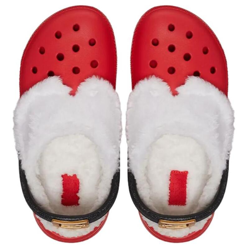 Crocs Fashion Round Toe Hole Shoes Women's Red
