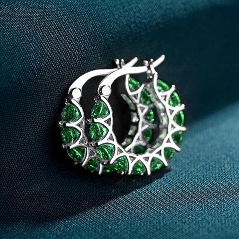 Серьги U-образной формы из французского циркония от Huitan Fashion для женщин