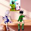 Рождество 12 см Hunter x Hunter Гон Фрикс Аниме Фигурка Killua Zoldyck Фигурка Действия Фигурка Модель Автомобиля Украшения Игрушки Подарок
