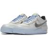 Nike Женские кроссовки Air Force 1 Low Shadow Pure Platinum Snakeskin Blue CV3027-001