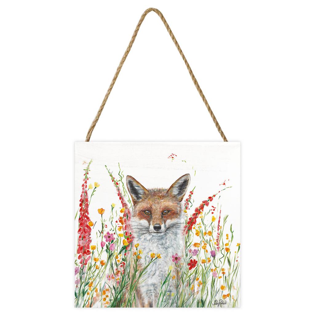 Julia Pankhurst Fox In Flowers Print