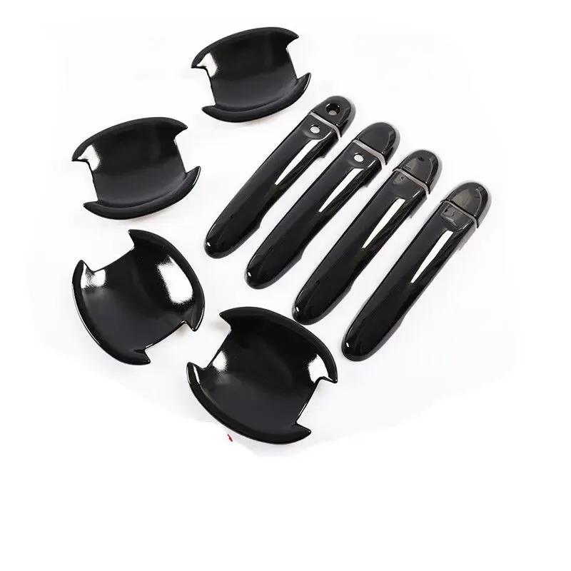 Door Handle Cover For Renault Puls 2011 2012 2013 2014 2015 2016 Black Chrome Trim Stickers Car Styling Accessories