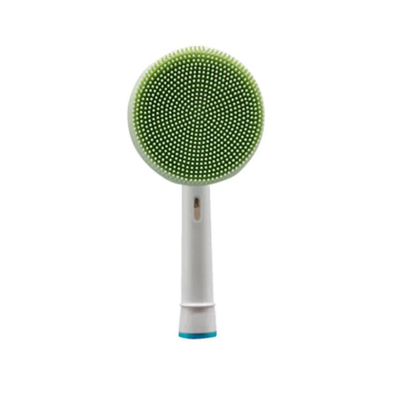 Сменные насадки для щеток Ashowner, электрическая зубная щетка, очищающая насадка для лица, электрическая очищающая насадка, средства по уходу за кожей лица