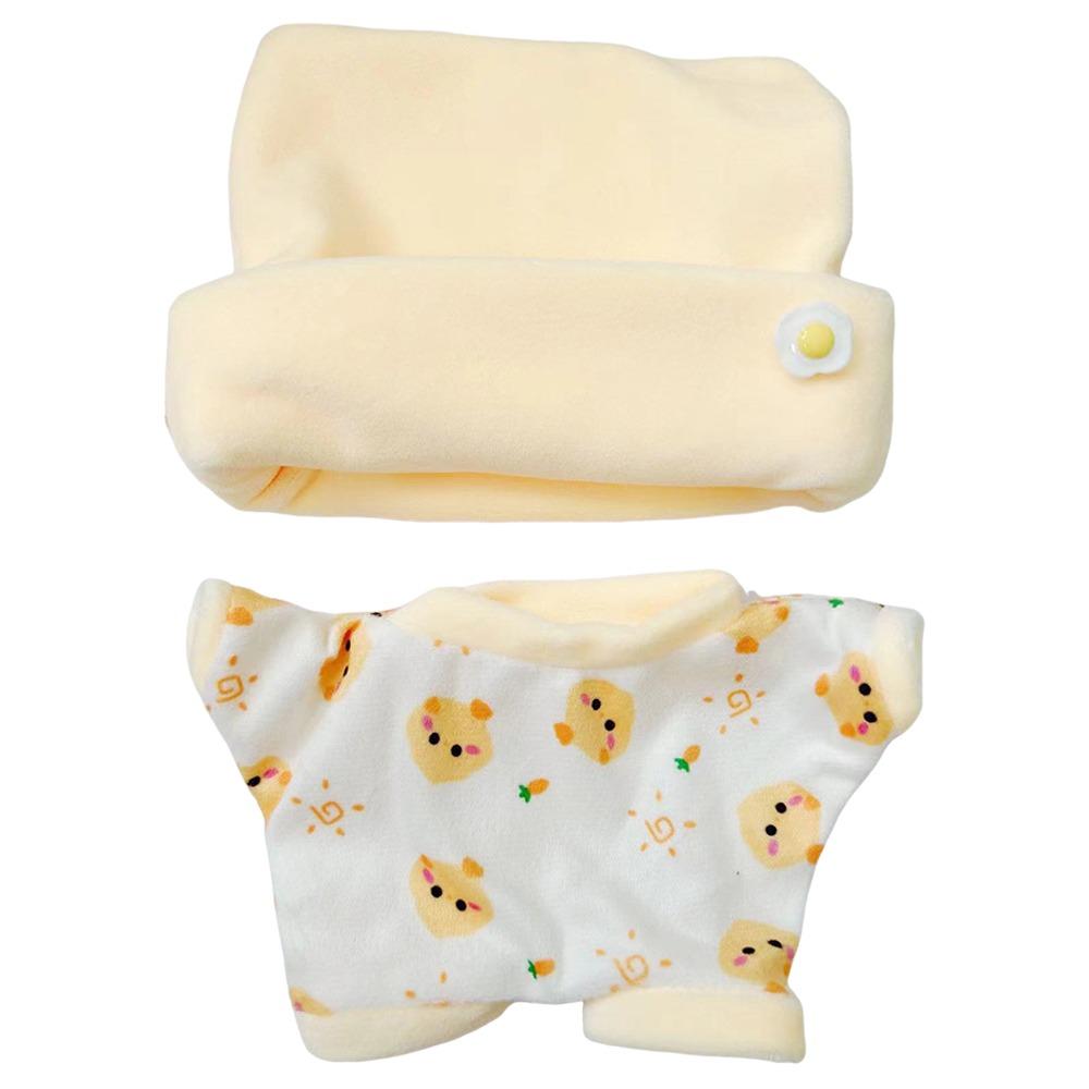 Рубашка Шорты Нашивка Одежда для кукол Аксессуары для кукол 20см Кукла Пижама Костюм Po Реквизит Мультяшное Животное Звезда Мини Блузка Брюки Комплект