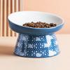 Anti Vomiting Tilted Elevated Cat Food Bowl Pet Supplies Water Feeder Container Pet Feeder Bowl
