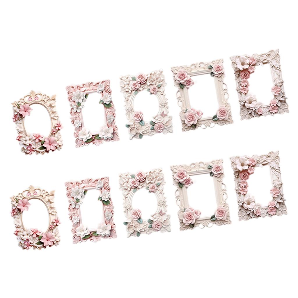 10 листов Винтажные тисненые вырезанные рамочные коллажные карточки Скрапбукинг фон Коллажная бумага для ведения журнала Бумажное рукоделие