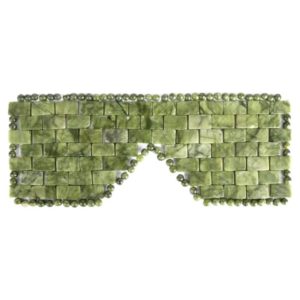 Eye Massager Jade Eye Mask Facial SPA Facial Cooling Mask Gift Sleeping Eye Mask  Eye Relax