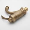 Luxury Bathroom Faucet Antique Brass Countertop Mount And Cold Water Single Handle Vanity Sink Mixer Faucet Bronze Mixer